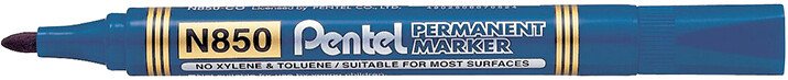 

Маркер перманентный Pentel N850-CE (синий)