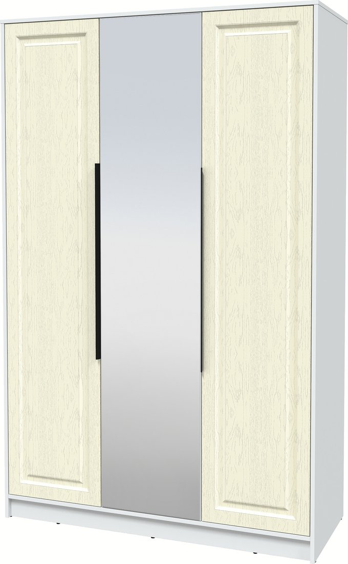 

Шкаф распашной Интерлиния Концепт КТ-Ш3з Деко (белый платинум/дуб снежный)