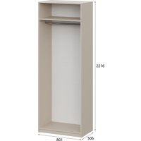 Шкаф распашной NN мебель ШК 5 800 00-00113260 (меланж)