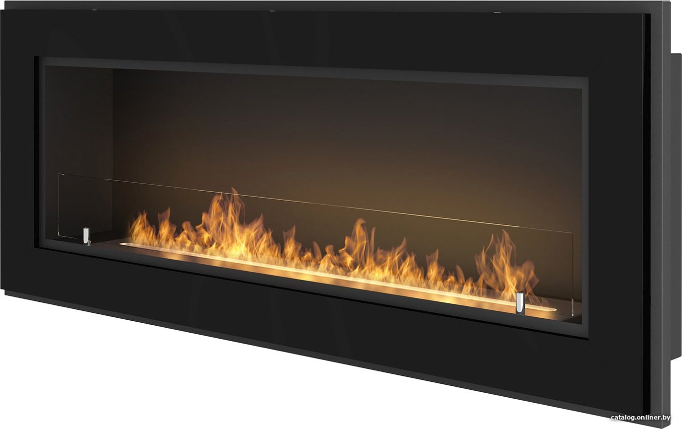 Биокамин SimpleFire Frame 1200 (черный, со стеклом)