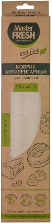 

Коврик для выпечки Master Fresh Eco Line Многоразовый Тефлоновый (33x40, 1 шт)