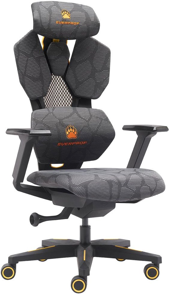

Игровое (геймерское) кресло Everprof Tiger (сетка/серый)