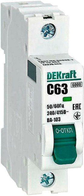 

Выключатель автоматический Schneider Electric DEKraft 12279DEK