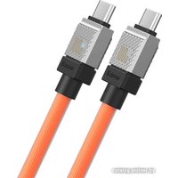 Кабель Baseus CoolPlay Series Fast Charging Data Cable 100W USB Type-C - USB Type-C (1 м, оранжевый)