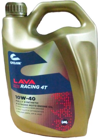 Моторное масло Cyclon Lava SYN Racing 4T 10W-40 4л