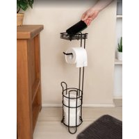 Держатель для туалетной бумаги Swensa SWFL-980-BLK (черный)
