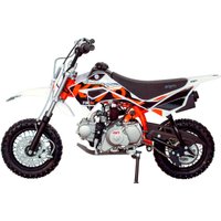 Мотоцикл Kayo Mini TS70 10/10 (белый/оранжевый)