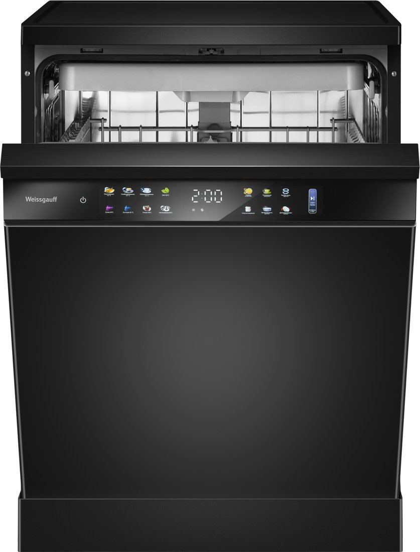

Отдельностоящая посудомоечная машина Weissgauff DW 6039 Touch Dual Wash Black