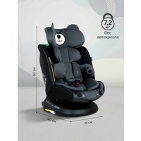 Детское автокресло Pituso Weby 966i-Grey