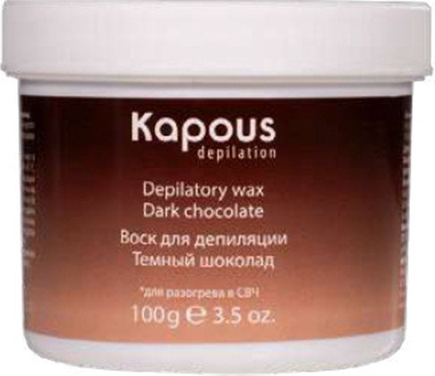 

Воск Kapous Depilation Темный шоколад для разогрева в СВЧ-печи (100г)