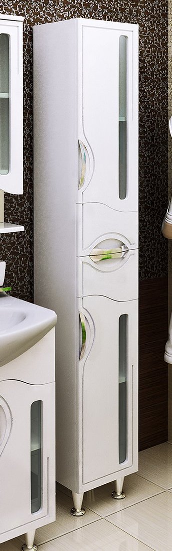 

Runo Шкаф-пенал для ванной Толедо 30 правый (напольный)