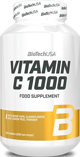 Витамин BioTech USA Vitamin C 1000 Bioflavonoids (250 таблеток)