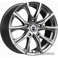 Литые диски K&K Твист (KC697) 17x7.5" 5x114.3мм DIA 71.6мм ET 38мм Дарк платинум