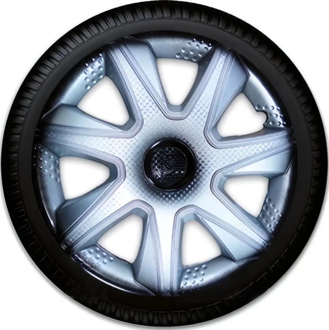 

Набор колпаков на диски Lion Джой 15" карбон пруж. AK1538 (2шт, серебристо-черный)