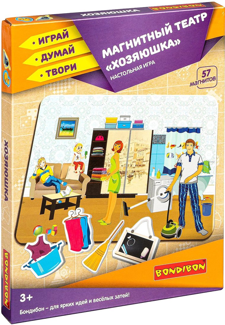 

Развивающая игра Bondibon Магнитный театр. Хозяюшка ВВ4411
