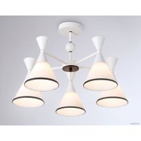 Люстра средней высоты Ambrella light Traditional TR3165/5 WH/BK