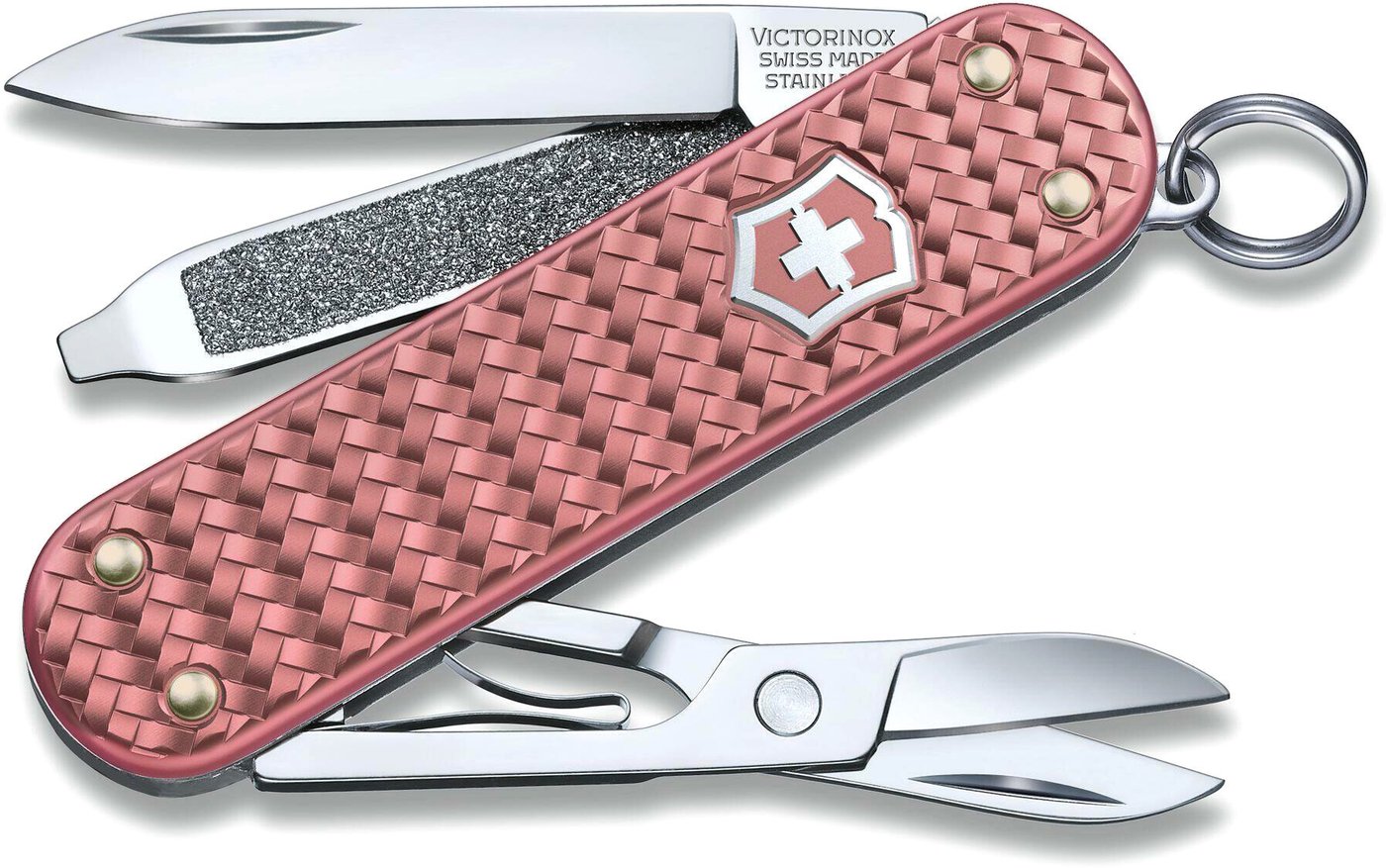 

Нож-брелок Victorinox Classic Precious Alox 0.6221.405G (розовый)