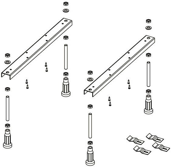 

Ножки опорные Riho Universal 207093