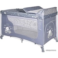 Манеж-кровать Lorelli Moonlight 2 Layers 2021 (blue)