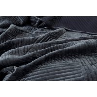 Набор текстиля для спальни Sofi De MarkO Патрисия 240x260 Пок-П-240х260а1 (антрацит 1)