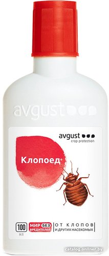Концентрат от насекомых Avgust Клопоед (100мл)