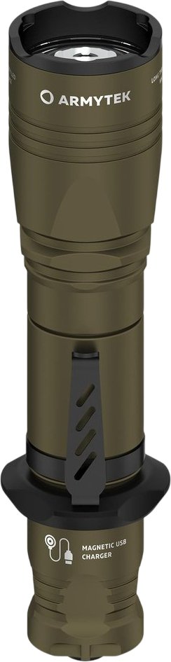 Фонарь Armytek Dobermann Pro Magnet USB Olive (белый свет)