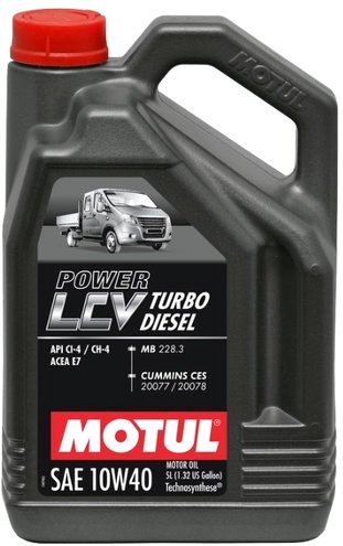 

Моторное масло Motul Power LCV Turbo Diesel 10W-40 5л