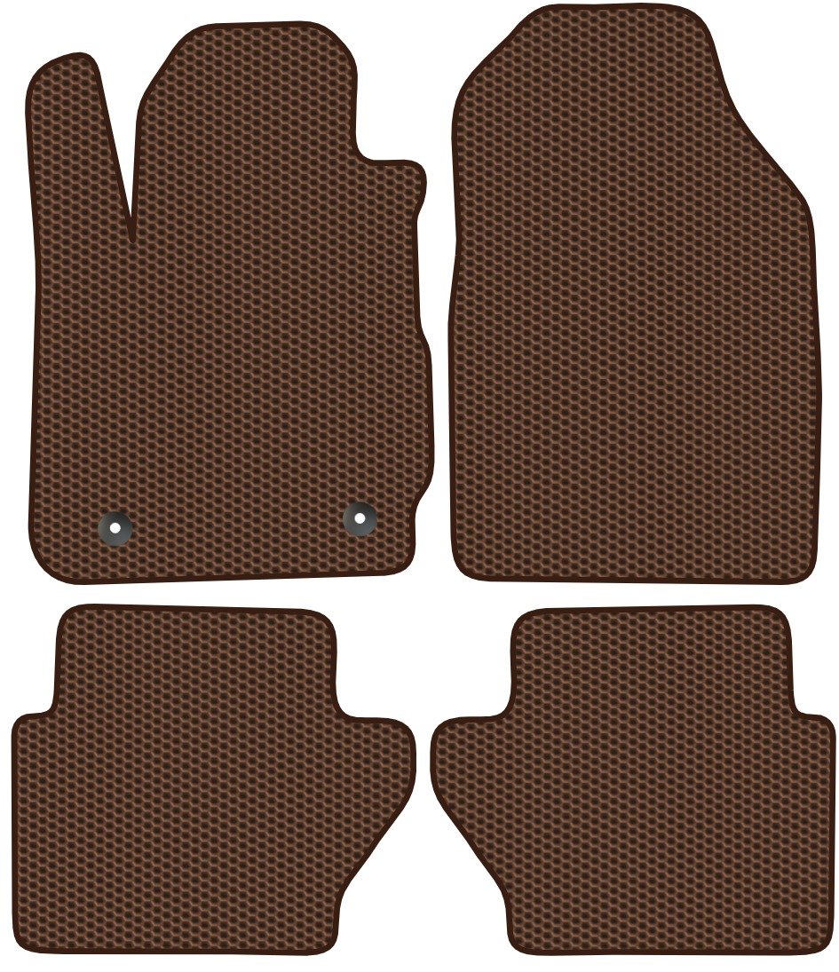 

Комплект ковриков для авто Alicosta Ford Fiesta VI (хэтчбек 5 дв / Mk7) 2013 - 2019 (коричневый, сота)