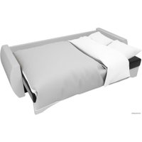 Диван Лига диванов Сатурн 101040 (экокожа, черный/белый)