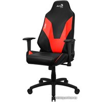 Игровое (геймерское) кресло AeroCool Admiral (черный/красный)