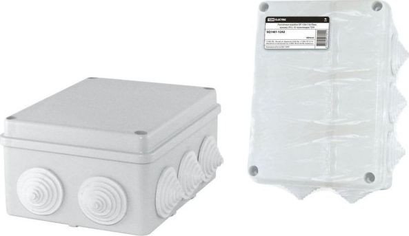 

Накладная коробка TDM Electric SQ1401-1242 (серый)