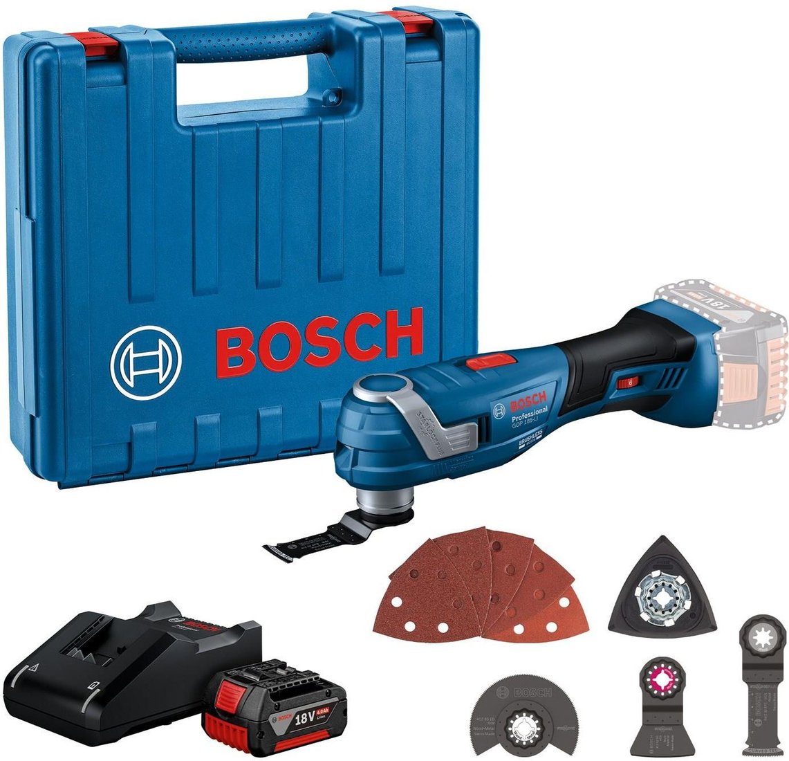 

Реноватор Bosch GOP 185-LI Professional 06018G2021 (с 1-им АКБ)