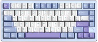Клавиатура Wobkeys Rainy75 Standard Blue (HMX Violet, нет кириллицы)