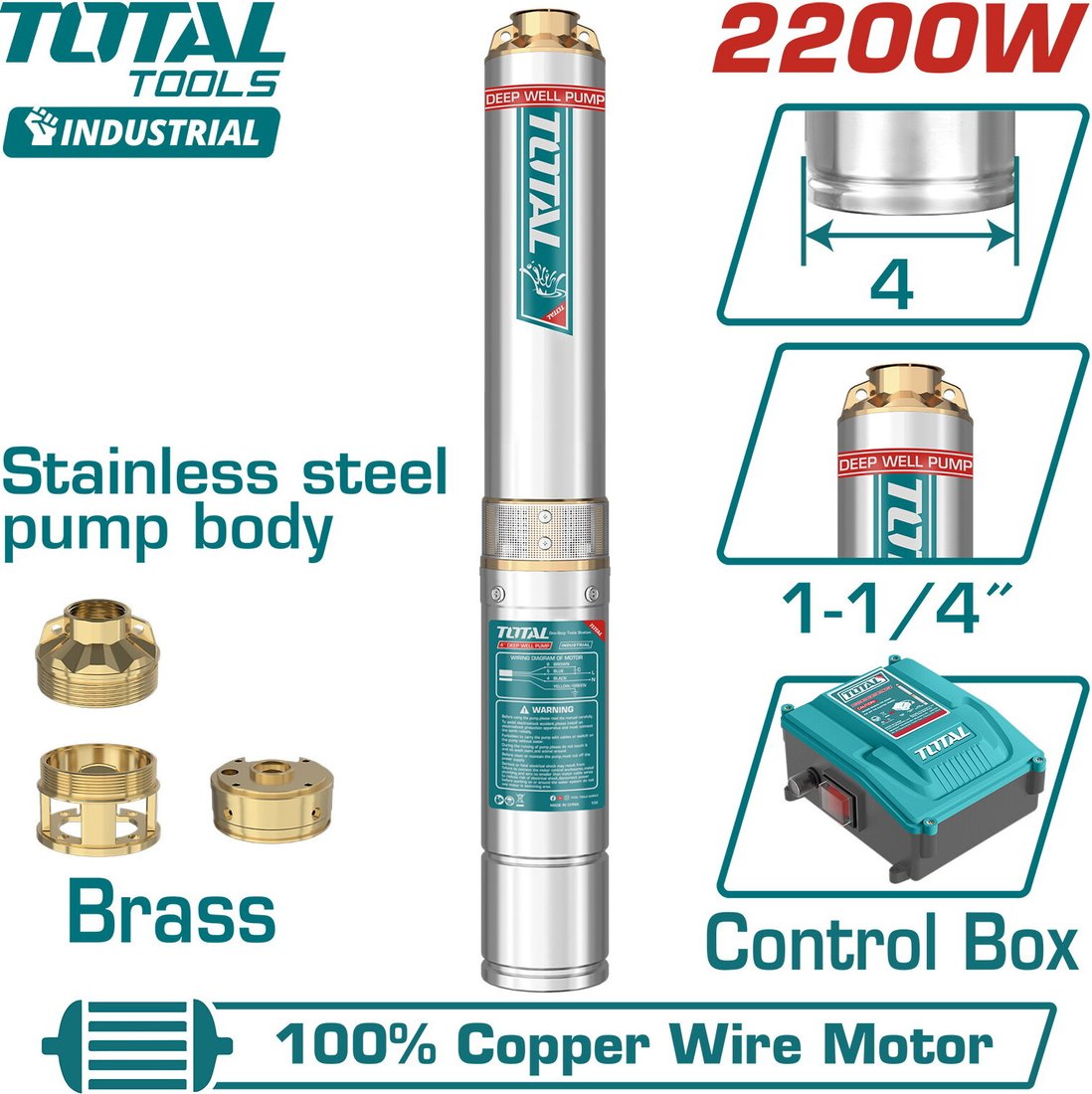 

Скважинный насос Total TWP522006