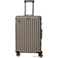 Чемодан DoubleW E087# (M, темно-серый)