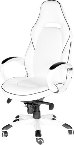 Игровое (геймерское) кресло Norden Мустанг CX0496H (белый)