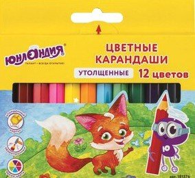Набор цветных карандашей Юнландия Малыши-карандаши 181376 (12 цв)