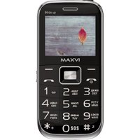 Кнопочный телефон Maxvi B6ds up (черный)