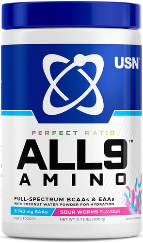Комплекс USN EAA ALL9 Amino (330г, кислый мармелад)