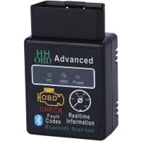 Автосканер USBTOP ELM327 OBD2 v2.1 (черный)