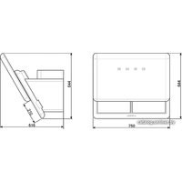 Кухонная вытяжка Smeg KFAB75BL