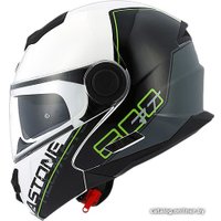 Мотошлем Astone RT800 Linetek (зеленый/белый)