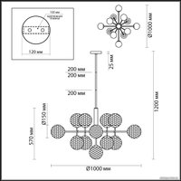 Подвесная люстра Odeon Light Verasa 4982/13