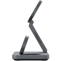 Беспроводное зарядное Magssory Yoga 3 в 1 Charging Station для Samsung Qi2 WCH017m (темно-серый)