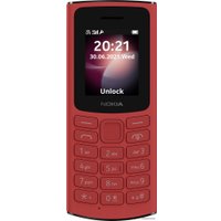 Кнопочный телефон Nokia 105 4G Dual SIM (красный)