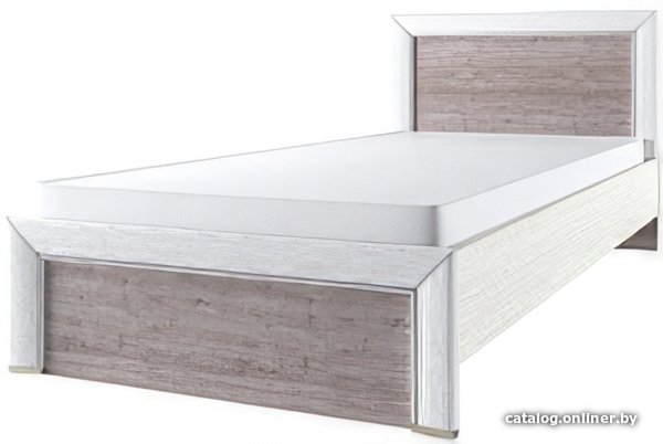 Кровать Anrex Olivia 90x200 (вудлайн кремовый/дуб анкона)