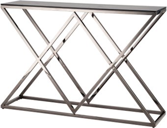 Stool Group Инсигния 115x30 ECST-026-BG-SK (стекло Smoke/сталь темный хром)