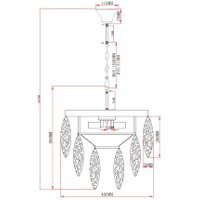 Подвесная люстра Moderli Souls V10784-4P