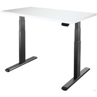 Стол для работы стоя ErgoSmart Ergo Desk Prime 1360x800x36 мм (альпийский белый/черный)