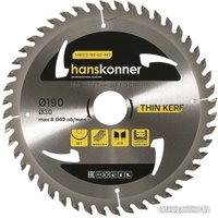 Пильный диск Hanskonner H9022-190-30-48T